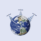 Erde Satelliten Erde Satelliten