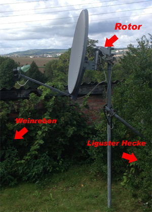 Ansicht Spiegel + Rotor